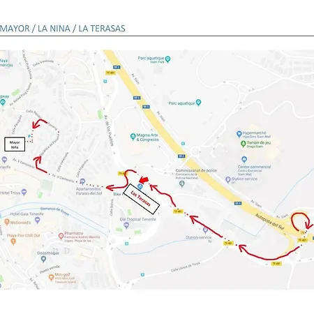 Terassas- Playa De Americas - Tenerife- Espagne Playa de las Américas