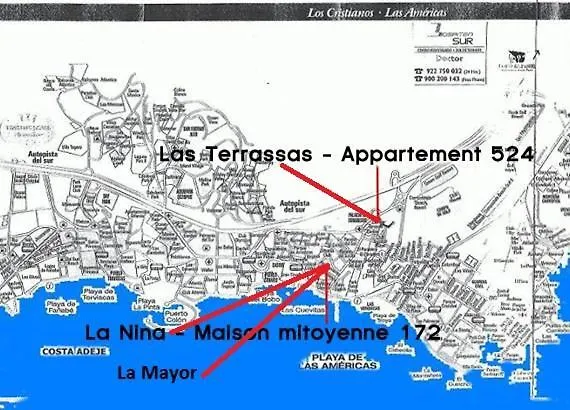 Terassas- Playa De Americas - Tenerife- Espagne * Playa de las Américas