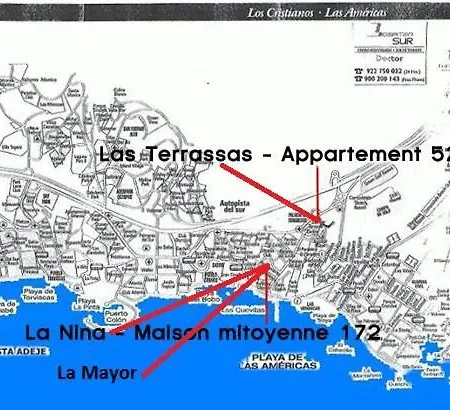 Terassas- Playa De Americas - Tenerife- Espagne * Playa de las Americas (Tenerife)